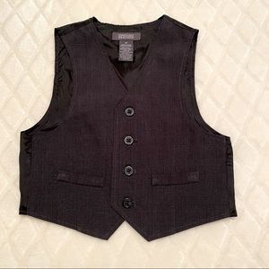 Kenneth Cole Reaction Plaid Suit Vest Plaid EUC Size 3T
